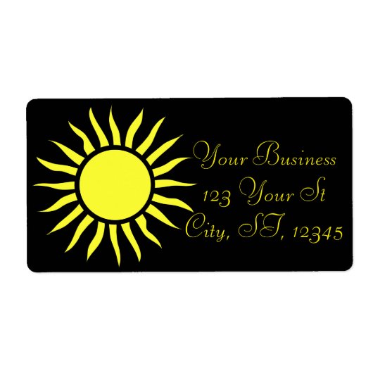 Étiquette Sun Thunder_Cove (Devant)