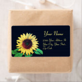 Étiquette SUNFLOWER Rustic Mariage Summer Party (En situation)