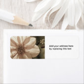 Étiquette Sunny Dahlia (En situation)