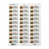 Étiquette Sunrise (Feuille entière)