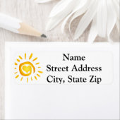 Étiquette Sunshine Love (En situation)