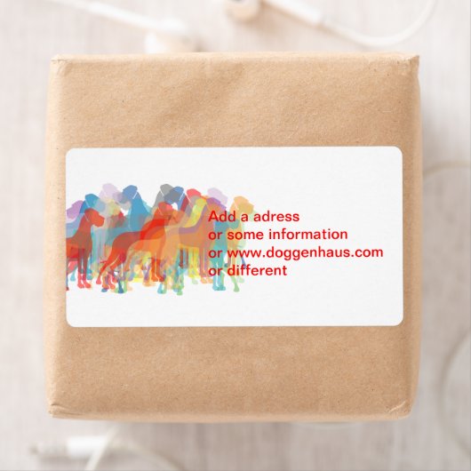 Étiquette Super Danois (En situation)