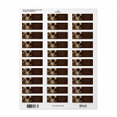 Étiquette super gatsby fille maquillage coiffeur styliste ph (Feuille entière)