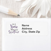 Étiquette Super infirmière (En situation)