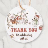 Étiquette super Père Noël Christmas Anniversaire F (Dos)