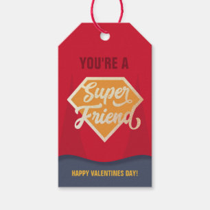 Étiquette superbe de cadeau de Valentine de salle