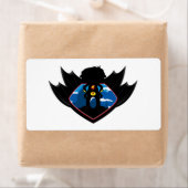 Étiquette Superhero Boy in WingShield (En situation)
