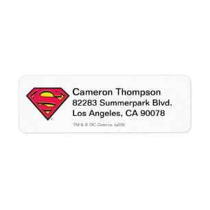 Étiquette Superman S-Shield Logo classique