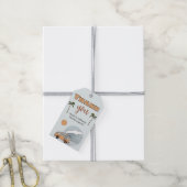 Étiquette surf à l'anniversaire Merci (Avec de la ficelle)