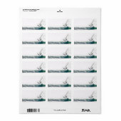 Étiquette Surf du vent (Feuille entière)