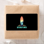 Étiquette Surf Et Fleur (En situation)