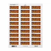 Étiquette Surface métallique rouillée (Feuille entière)