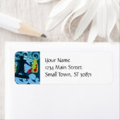 Étiquette Surfer cool Dude Surfing Beach Ocean Surf Waves (En situation)