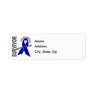 Étiquette Survivant 1 de CANCER DU COLON