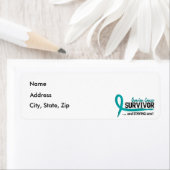 Étiquette Survivant 8 Cancer de l'ovaire (En situation)