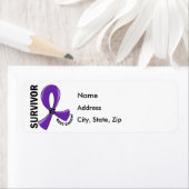 Étiquette Survivant du cancer du greffe 12 (En situation)