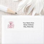 Étiquette Survivant (ours rose) (En situation)