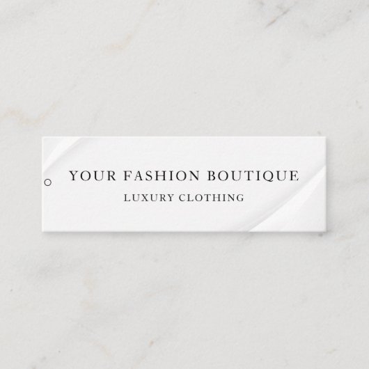 Étiquette Suspendue de Marque de Vêtements de Logo (Devant)