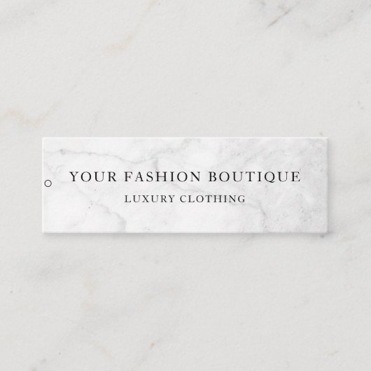 Étiquette Suspendue de Marque de Vêtements de Logo (Devant)