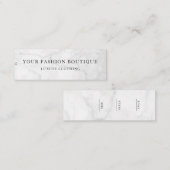Étiquette Suspendue de Marque de Vêtements de Logo (Devant / Derrière)