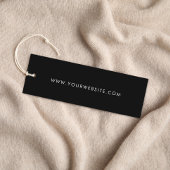 Étiquette Suspendue Écriture de Signature Élégante