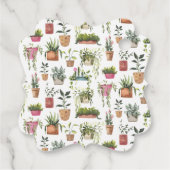 Étiquette Suspendue Macramé Aquarelle | Étiquette  (Dos)