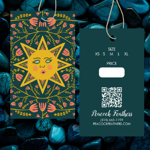 Étiquette Suspendue Personnalisée Code QR Prix Tai