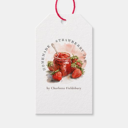 Étiquette Suspendue pour Pot de Confiture de Frais (Devant)