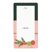 Étiquette Sweat rose Cosy & Chaud À Partir De Vacances (Devant)