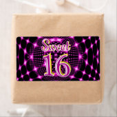 Étiquette Sweet 16 (En situation)