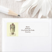 Étiquette Sweet hiver Neige Angel Girl Retour Ciel (En situation)