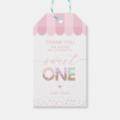 Étiquette Sweet One Ice Cream Anniversaire Fête Fa (Devant)