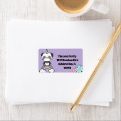 Étiquette Sweet Panda Unicorn Girly Floral (En situation)