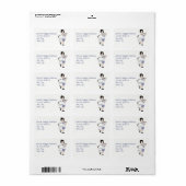 Étiquette Swing like a Girl Women's Golf Adresse personnalis (Feuille entière)