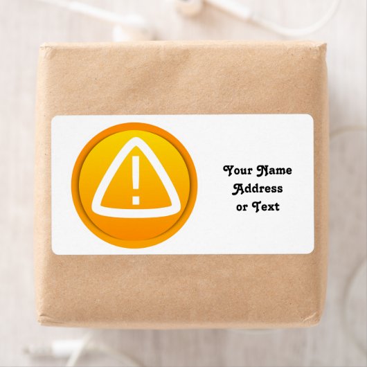 Étiquette Symbole Attention (En situation)