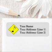 Étiquette Symbole de la circulation et de la route (En situation)