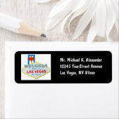 Étiquette SYMBOLE DE Las Vegas (En situation)