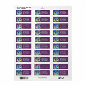 Étiquette SYMBOLE DE PLEINE PLEINE DÉCLARATION PsychÉLIQUE (Feuille entière)