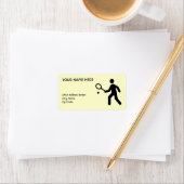 Étiquette Symbole de tennis (En situation)