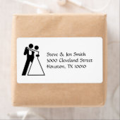 Étiquette Symbole international pour la mariée et la chambre (En situation)