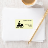 Étiquette Symbole motoneige (En situation)