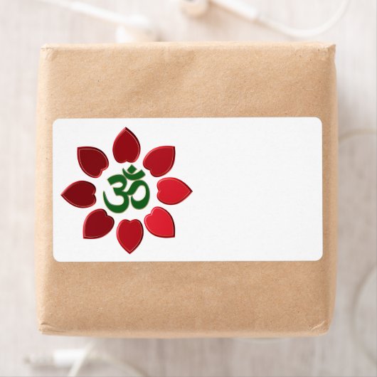 Étiquette Symbole Om (En situation)