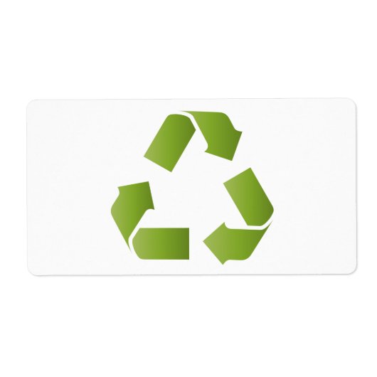ÉTIQUETTE SYMBOLE RECYCLE (Devant)