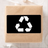 ÉTIQUETTE SYMBOLE RECYCLE (En situation)