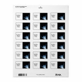 Étiquette SYMBOLE Shaka X-Ray (Perdre la main) (Feuille entière)