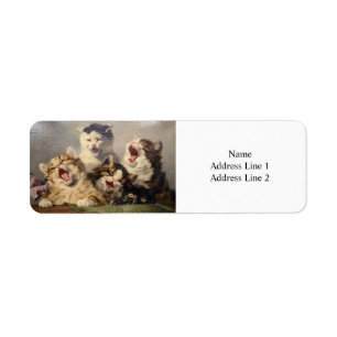Étiquette Symphonie de chatons par Julius Adam II