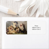 Étiquette Symphonie de Kitten par Julius Adam II (En situation)