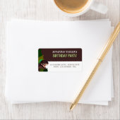 Étiquette T Rex Dinosaur Party Anniversaire des enfants (En situation)