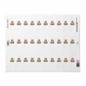 Étiquette T-Shirt Classique Cozy Sloth (Feuille entière)