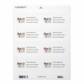 Étiquette T-shirts et cadeaux de la Semaine des infirmières (Feuille entière)